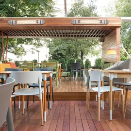 VASNER Teras 25 Basix Heizstrahler 1 Stufe 2500 W Silber –