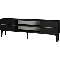 Moebel17 TV Lowboard Aragon Schwarz,