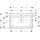 Geberit Renova Plan Waschtisch 75 x 0 cm (504037JK1)