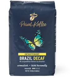 Tchibo - Privat Kaffee Brazil Decaf - 500 g Ganze Bohne - Intensität: 2/6