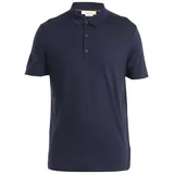 Icebreaker Herren Funktionspolo Merino 150 Tech Lite III Polo midnight Navy-XL