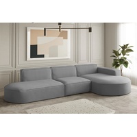 Fun Möbel Ecksofa Designersofa PALMA in Stoff Opera Velvet