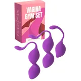 MySecretCase Beckenbodentrainer Liebeskugeln für die Frau - Sexspielzeug für Frauen, Kegel Training, Blasenschwäche Beckenboden Trainingsgerät, Single sex, Anfänger Geisha Ei, Vaginal Orgasmus (Lila)