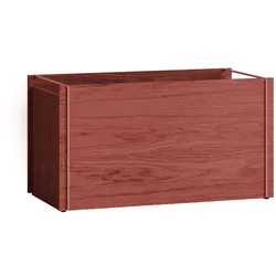 MOEBE - Aufbewahrungskiste, Eiche / earthy red