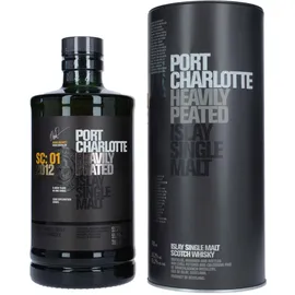 Bruichladdich Distillery Port Charlotte SC:01 2012 Heavily Peated Islay Single Malt 55,2% vol 0,7 l Geschenkbox