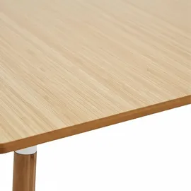 Relaxdays Esszimmertisch 110 x 75 x 70 cm natur