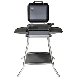 Unold Jimmy Tisch Standgrill mit Windschutz, Überhitzungsschutz, Kontrollleuchte, stufenloser Tempe