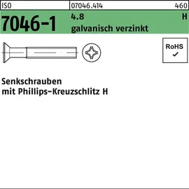 Industrial Quality Supplies Senkschraube ISO 7046-1 PH M3x4 2000 Stück