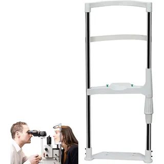 Optometrie-Hebe-Kinnhalterung, Kinnstütze Für Optische Instrumente Mit Einstellknopf, Hubabstand 0–95 Mm Verstellbar, Langlebiges Und Rostfreies Material, Für Optikgeschäfte, Vision Care Center