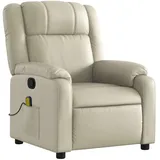 vidaXL Massagesessel Creme Kunstleder 95 x 99 x 95 cm Beige
