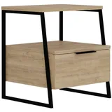 Decortie Nachttisch Pal NACHTTISCH«, (Packung, 1 St.), Leichte Montage, Lagerung, Platzsparend