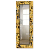 Artland Dekospiegel »Der Kuß«, gerahmter Ganzkörperspiegel, Wandspiegel, mit Motivrahmen, Landhaus, gelb