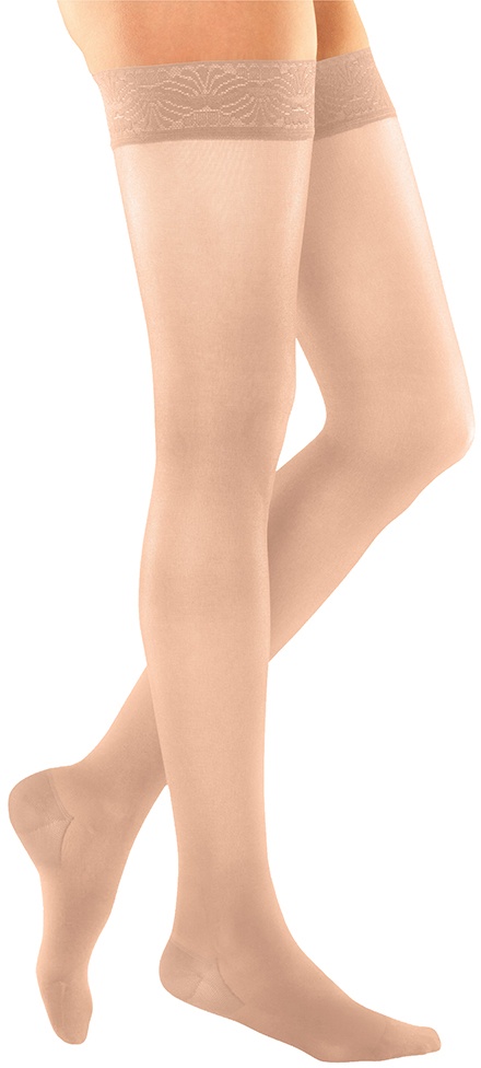 medi mJ-1 metropole® Knie-/ Schenkelstrumpf oder Strumpfhose - make up / L / nor..., L