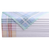 Taschentuch Damen-Taschentücher, Baumwolle Uni blau|lila