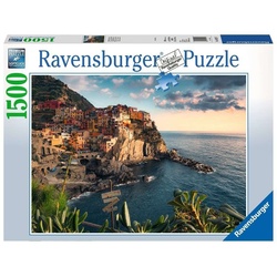 Ravensburger Puzzle Pz Blick auf Cinque Terre 1500Teile, Puzzleteile