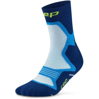 CEP Run Cushion Mid Cut Laufsocken 34-37 Blau