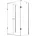 Ares U-Duschkabine Drehtür 75 x 90 cm 195 cm Silber/Transparent