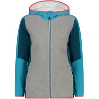 CMP Woman Jacket FIX Hood lagoon (E726) 44