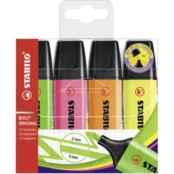 STABILO BOSS ORIGINAL - Textmarker - fluoreszierend orange, fluoreszierend gelb,