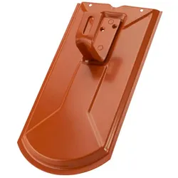 Lehmann Modulhalter Biber, ziegelrot Metalldachziegel