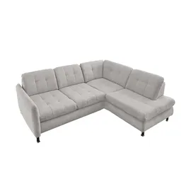 Lounge Collection Eckcouch Mikrofaser 2-Sitzer Grau