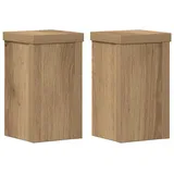 vidaXL Pflanzenständer 10 x 10 x 18 cm Braun