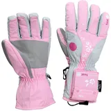 STAMM BODYFIT THERMOHEAT Skihandschuhe grau/rosa 8