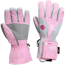 STAMM BODYFIT THERMOHEAT Skihandschuhe grau/rosa 8
