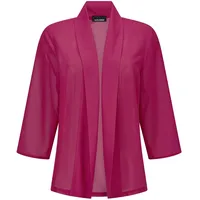 GOLDNER Kurzgröße: Blaue leichte Jacke mit Schalkragen, Halbarm", in pink, | Gr.: 24