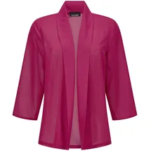 GOLDNER Kurzgröße: Blaue leichte Jacke mit Schalkragen, Halbarm", in pink, | Gr.: 24