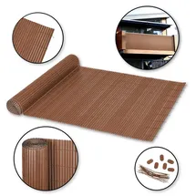 Ribelli PVC Sichtschutzmatte 80 x 300 cm braun