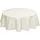 EUGAD Tischdecke Abwaschbar Damast Ornamente Rund 160 cm Creme