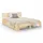 Homestyle4u Holzbett 140 x 200 cm Braun