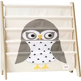 3 Sprouts Kinderbücherregal Eule beige