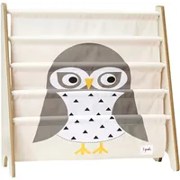 3 Sprouts Kinderbücherregal Eule beige