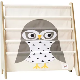 3 Sprouts Kinderbücherregal Eule beige