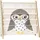 3 Sprouts Kinderbücherregal Eule beige