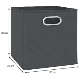Vicco Faltbox 30 x 30 cm 4-tlg. anthrazit