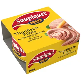 saupiquet Thunfischfilets in Sonnenblumenöl, 185g