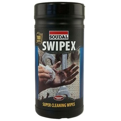 SOUDAL SWIPEX Feucht-Reinigungstücher - Spenderdose mit 100 Stück - 113551