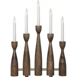 Star Trading Kerzenleuchter Midja Holz Braun