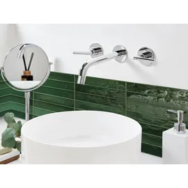 Beliani ISHINCA Waschtischarmatur Silber