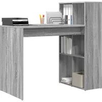 VidaXL Schreibtisch Grau Sonoma Spanplatte, Laminat Mittel