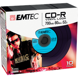 Emtec XDISC CD - R Professional 870MB 52X Slim 10pcs. CD-R 10 Stück(e)