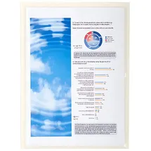 Exacompta Selbstklebetaschen, DIN A4, kristall transparent
