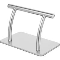 Fußstütze für Salon,Friseurfußstütze,30 * 19cm Edelstahl Friseurstuhl Fußstütze,Friseur Fußraste Pedal,Fußpedal für Friseursalons, Schönheitssalons, Nagelstudios