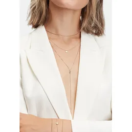 Liebeskind Berlin Gold 375 Armkette Gold Collection mit Zirkonia 18,5 cm