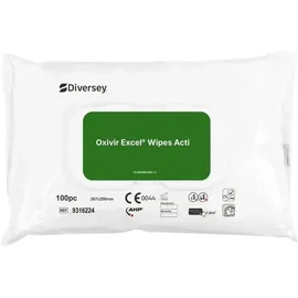 Diversey Oxivir® Excel Wipe Desinfektionstücher mit breitem Wirkungsspektrum 12 St Desinfektionslösung