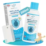 Health Press Anti-Läuse-Shampoo – 200 ml Vorteilspackung – Läuse Shampoo inklusive Läusekamm – Läuseshampoo Familienpackung für Erwachsene und Kinder (Läuseshampoo, 200 ml)