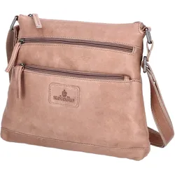 The Skandinavian Brand Leder Umhängetasche  beige
